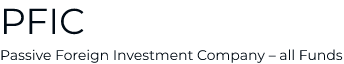 Logo Passive Foreign Investment Company - all Funds